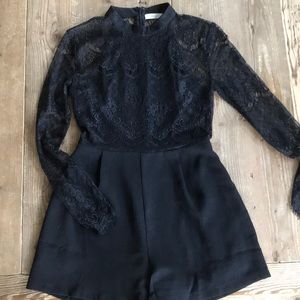 LUSH black lace romper - Medium